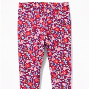 Old Navy Bottoms - NWT Burgundy Summer Floral Printed Leggings 2T Old Navy Bottoms - NWT Burgundy Summer Floral Printed Leggings 2T